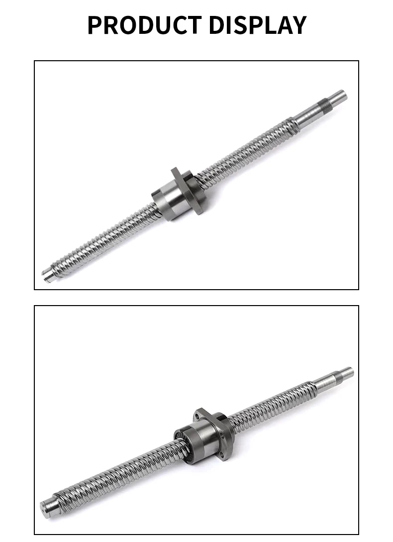 Hochpräzise Kugelumlaufspindel DFU3210 SFS3220 SFY3232 SFE3232 SFU3210 Länge 100-1150 mm mit Kugelmutter CNC-Getriebeteile – Detail 22