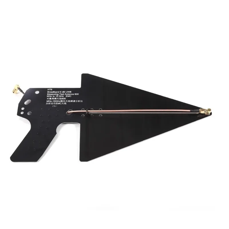

HT6 Logarithmic Periodic Antenna 0.6-10 GHz Directional Direction Finding Spectrum Analyzer Signal High Accuracy Positioning EMC