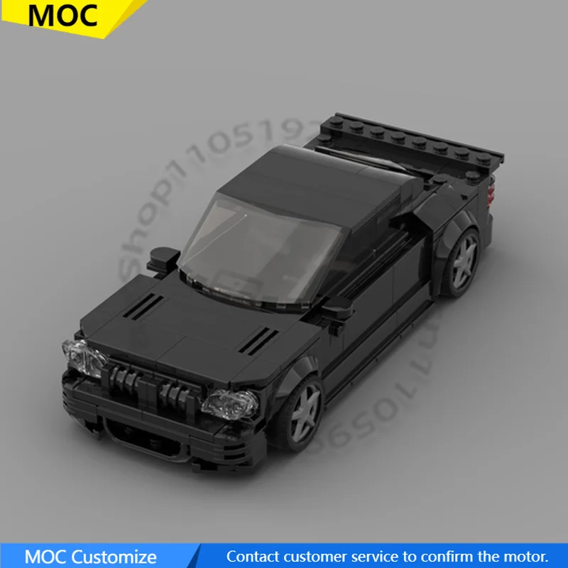 

304 PCS Supercar e46 3 series FL sedan MOC Customize Modular Building Block Technology Simple Popular DIY Assembly Toy Gift
