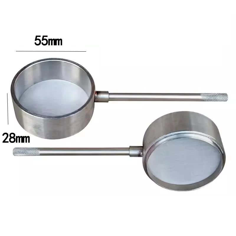 

100/150/200/250/300/400mesh5.5cm 304 stainless steel cell sieve with handle high ring detachable experimental standard sieve