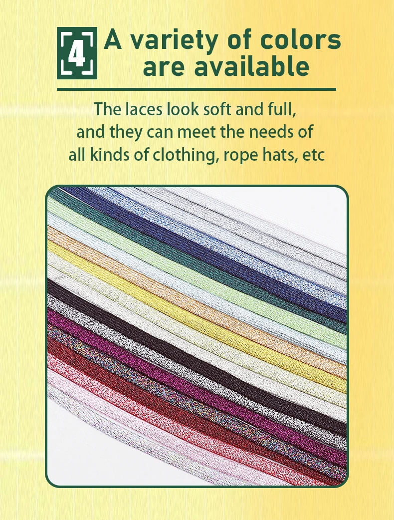 1 Paar neue glitzernde Schnürsenkel, bunt, goldfarben, silberfarben, glänzend, flache Schnürsenkel für sportliche Turnschuhe, Schuhe, Stiefel, 1 cm breite Schnürsenkel – Detail 5