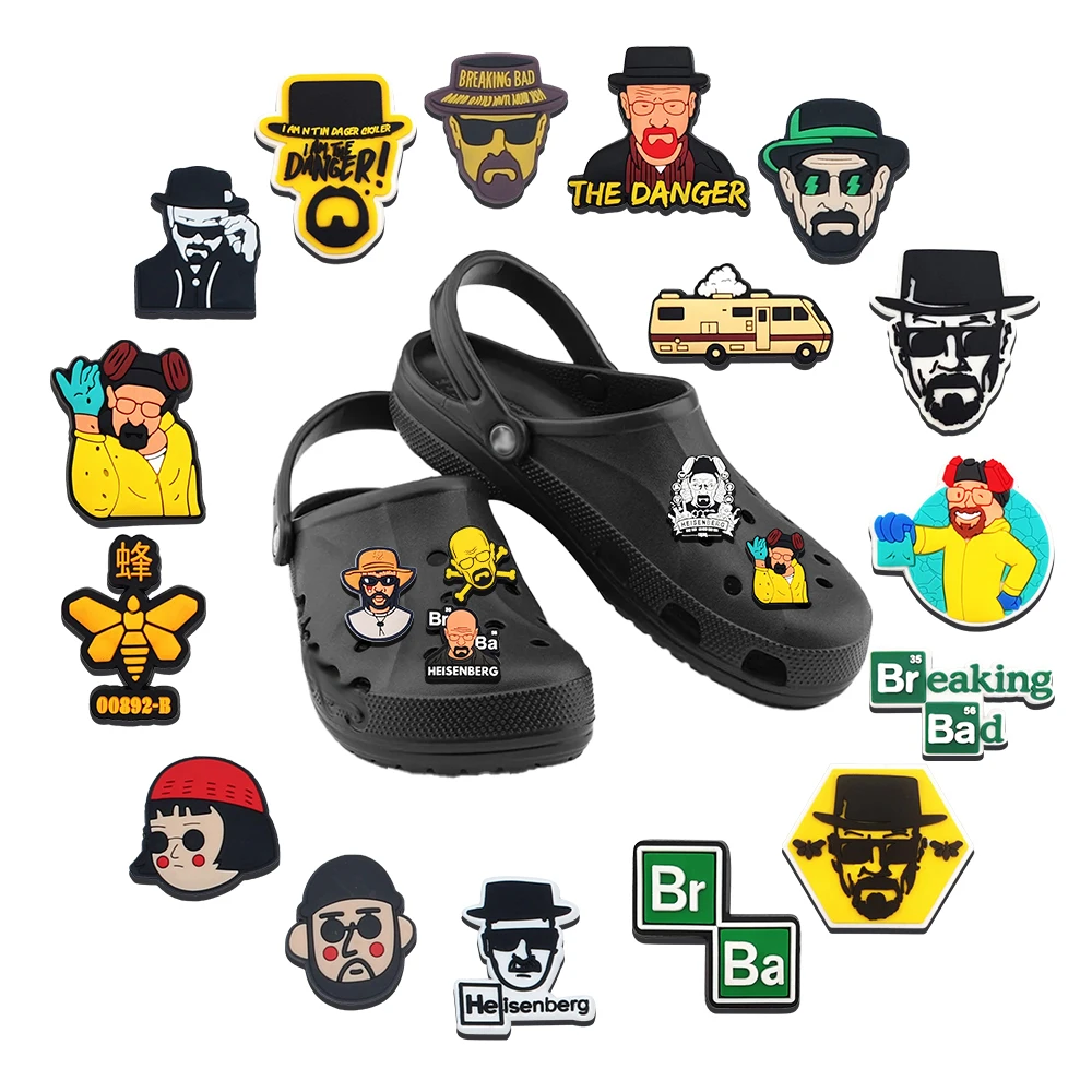 

Trendy and Cool Original 10-120PCS Shoes Charms PVC Shoe Accessories For cool Sandals Decoration Buckle Kids Friends Xmas Gifts