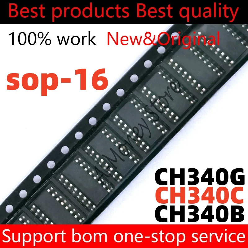 

(5pcs)CH340C CH340B CH340G LX27901 LX27901ID HT4936S sop-16
