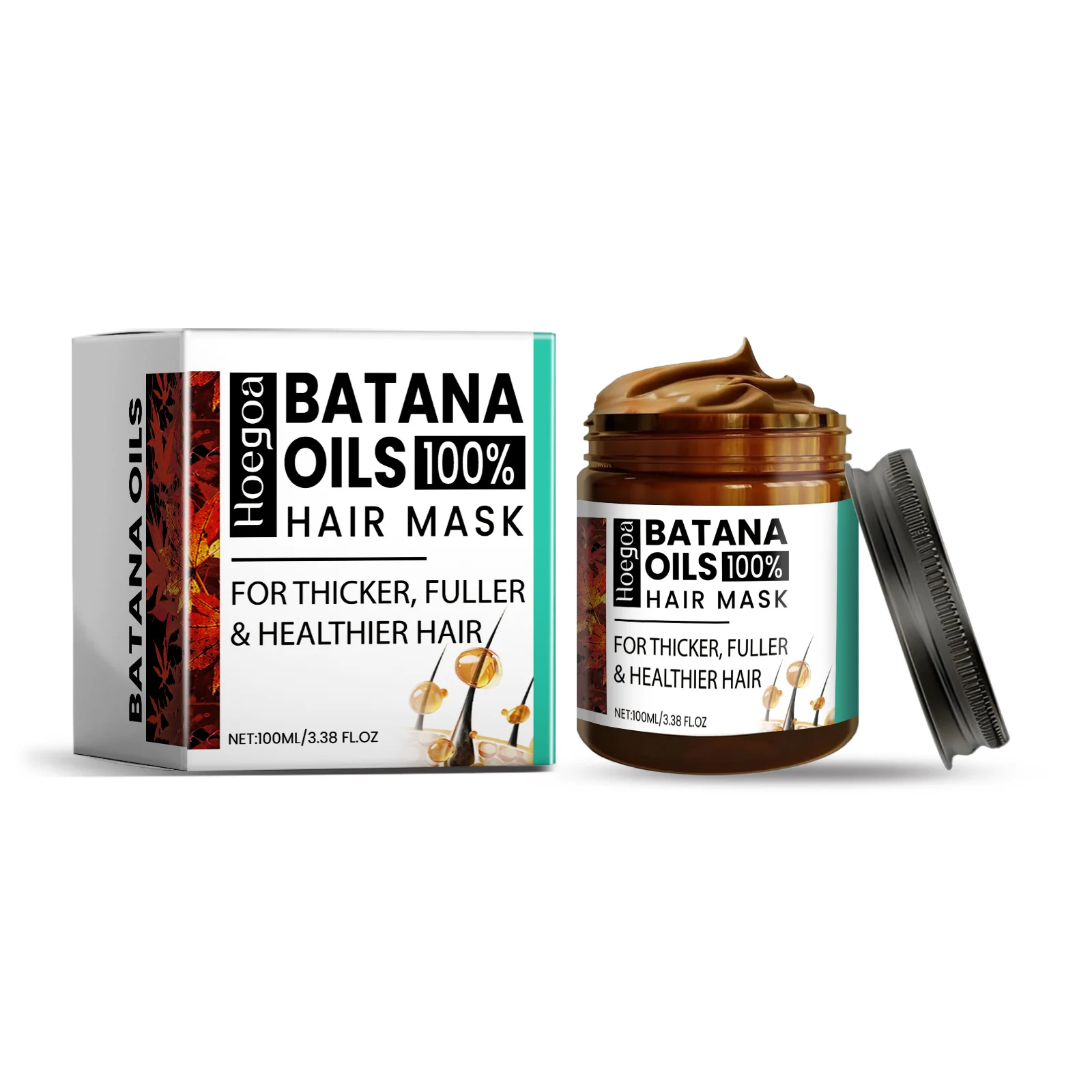 Batana Oil Hair Conditioner Anti Hair Breakage Repair Frizzy Dry Deep Conditioning Smooth Hair Regrowth Moisturizing Hair Mask