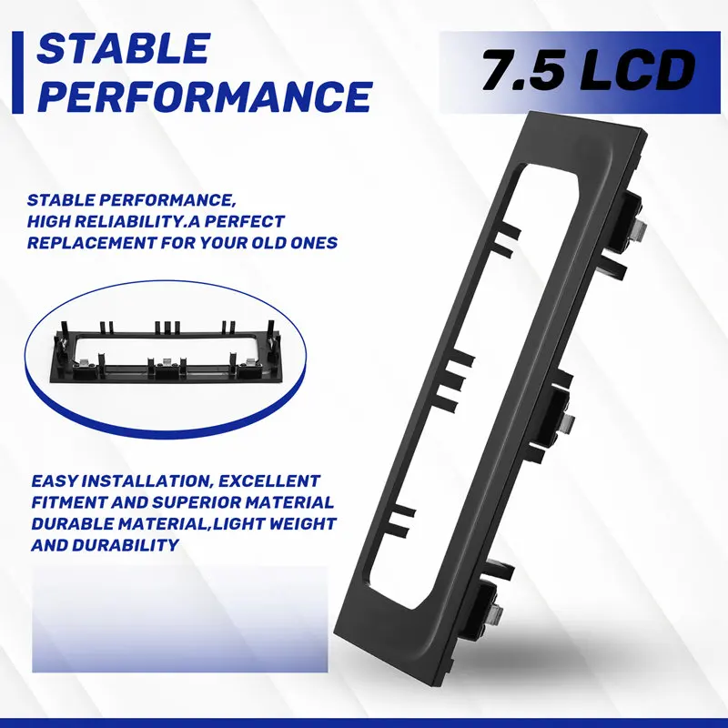 7.5 LCD Touch Screen Air Conditioning Panel Decorative Frame Air Conditioning Panel Cover For VW Golf 7