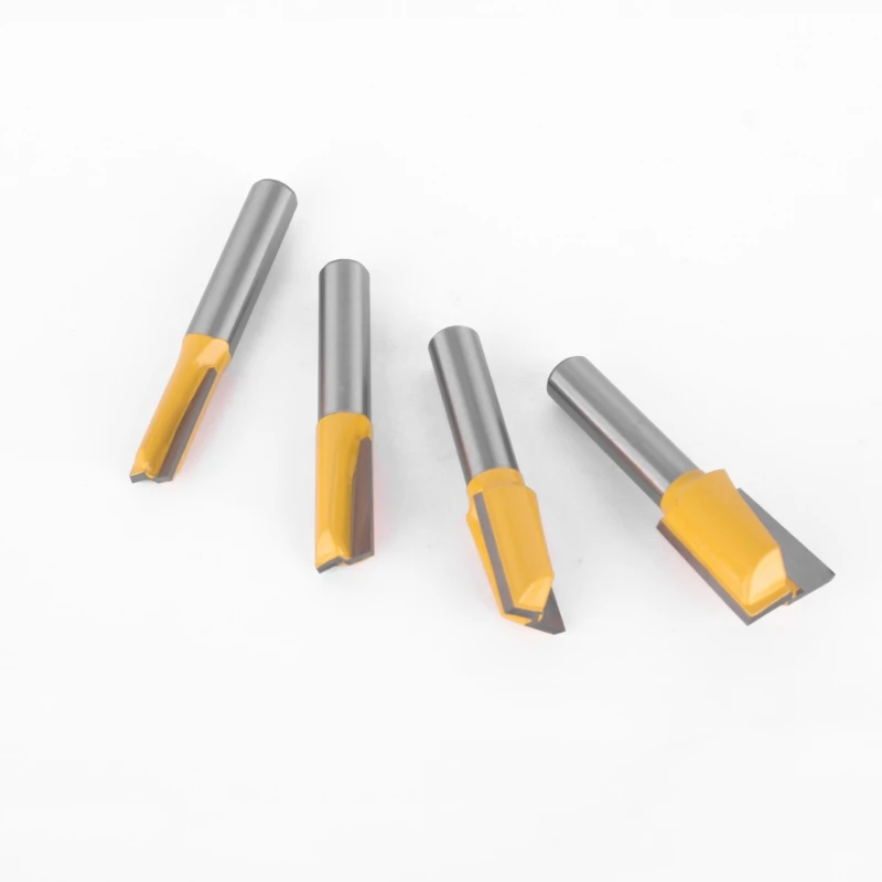 YUSUN 8MM Shank Cleaning Bottom Bit Router Bit Woodworking Milling Cutter For Wood Bit face Mill