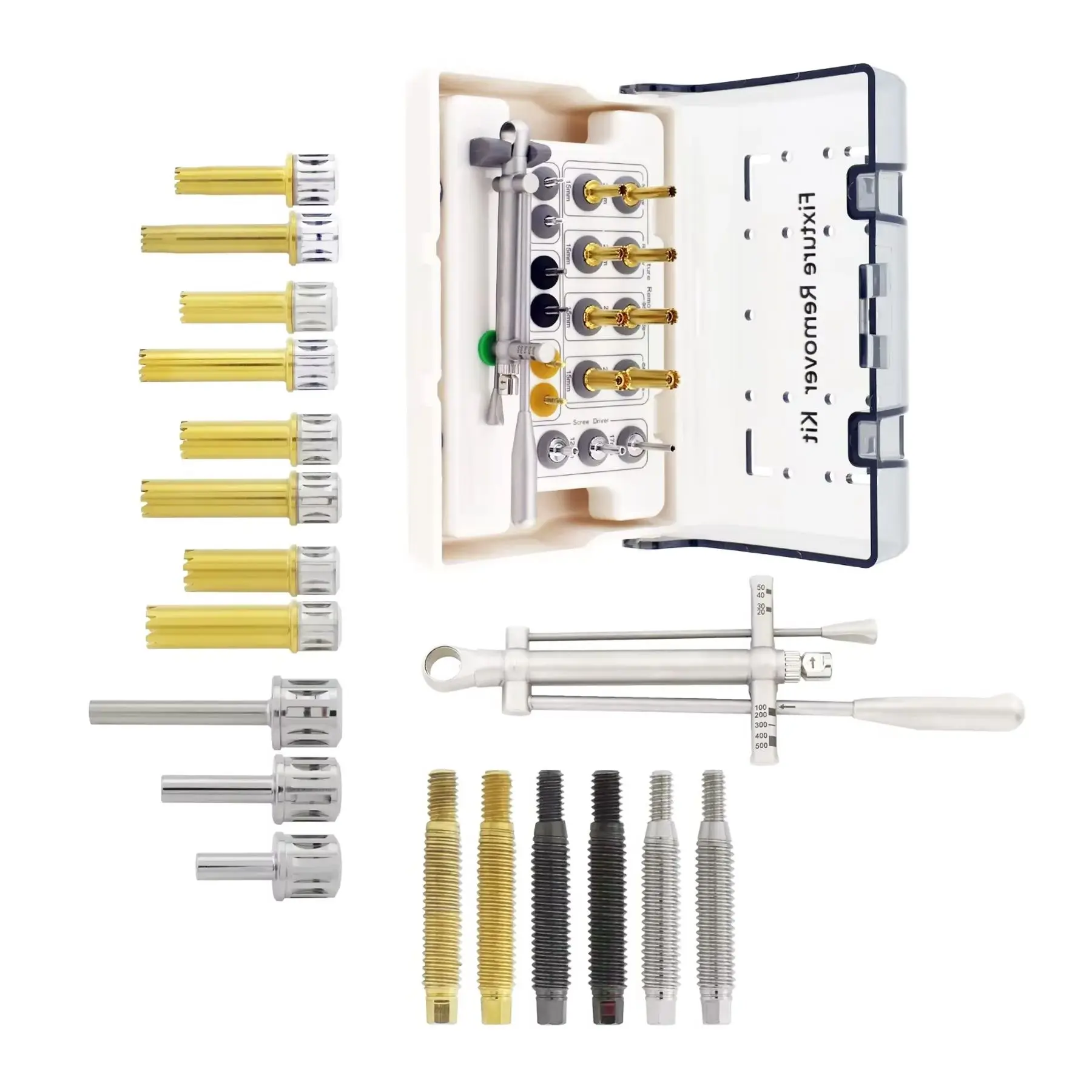 

Implant Fixture Remover Screw Kit Removal Dental Screw Hex Driver Neobiotech FR Wrench