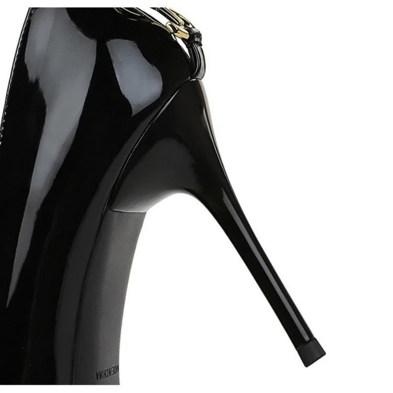BIGTREE Shoes Metal Buckle Decoration Women Pumps Stiletto Heels 8 Cm 10 Cm High Heels Luxury Banquet Shoes Sexy Party Shoes view 6