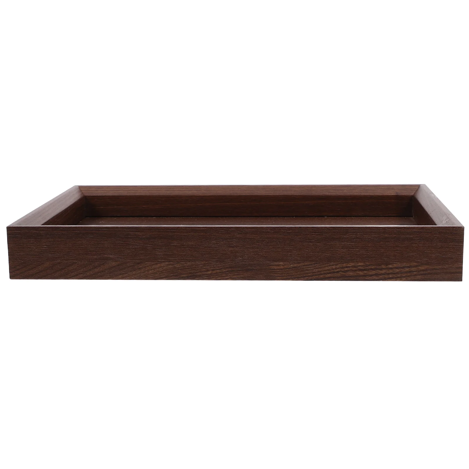 

Black Walnut Wood Tea Tray Rectangle Food Storage Bread Dish Table Cup Serving Home Bar Restaurant Jewelry Display