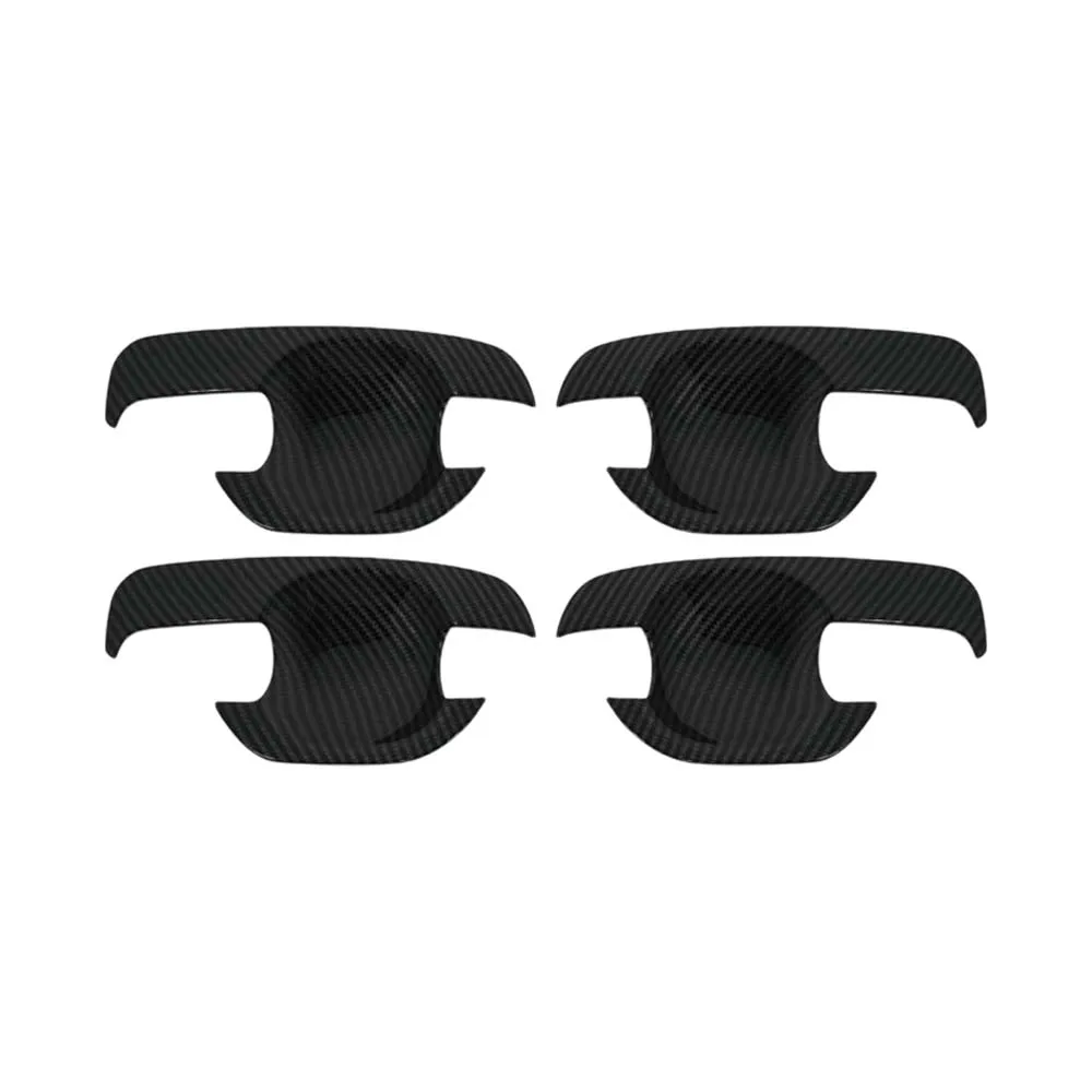 

⭐Genuine⭐ Carbon Fiber Silver Black Door Bowl Cover For Toyota Hilux Vigo 2011-2014 Car Styling Stickers Upgrade