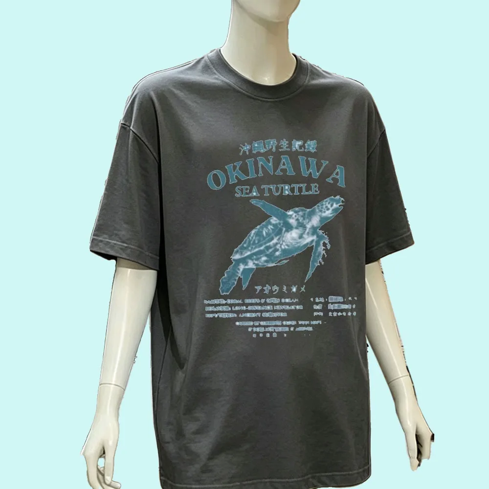 Okinawa Sea Turtle Shirt Japan - огляд і ціна Turtleneck Knit 90S