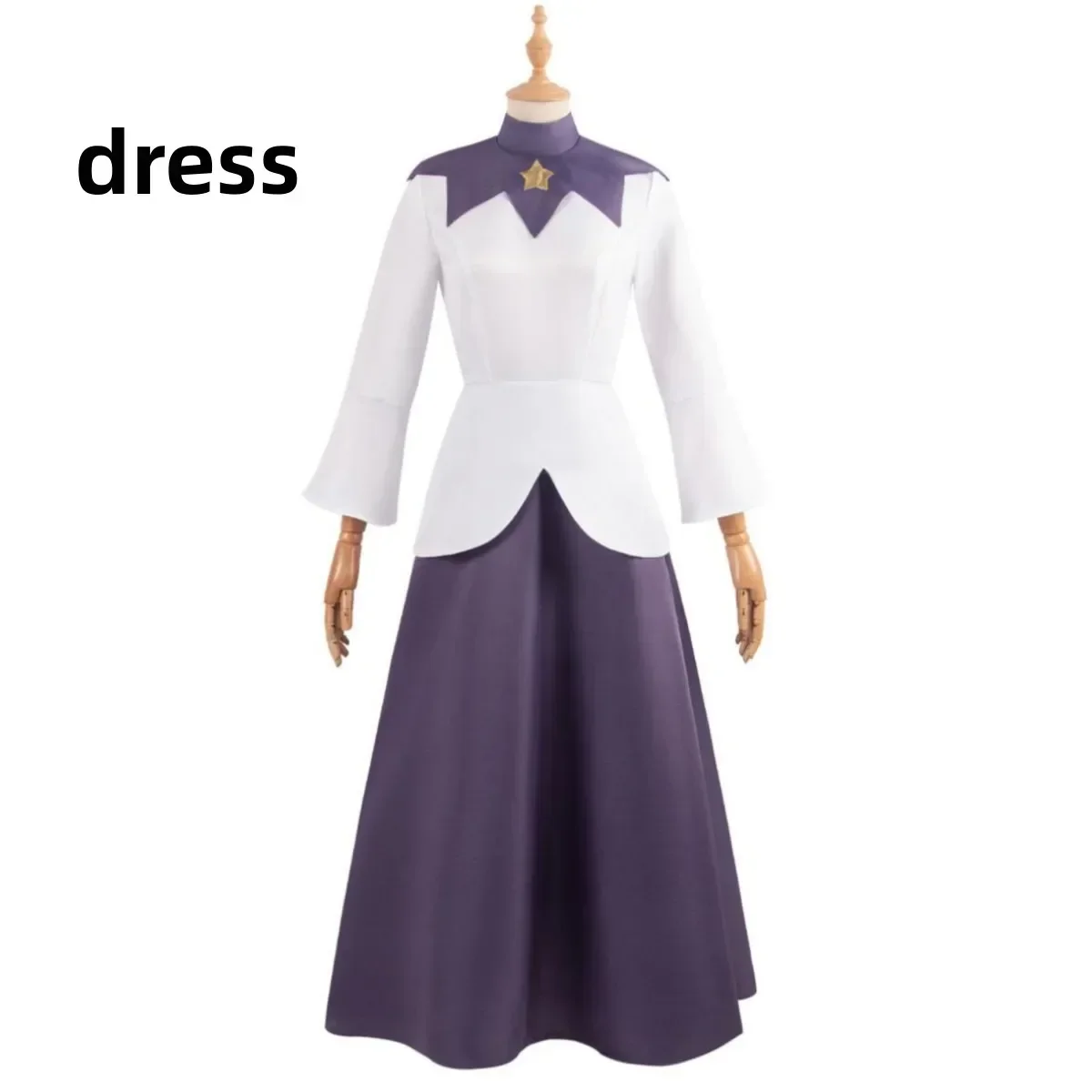 Anime Films Uil Huis Luz Noceda Cosplay Kostuum Paars Splicing Lange Rok Volwassen Vrouw Sexy Halloween Kerstpak