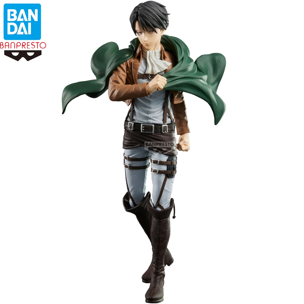 

BANDAI Banpresto Attack on Titan Levi Ackerman Grandista Series 27cm Anime Figure Collectible Model Toy Ornaments