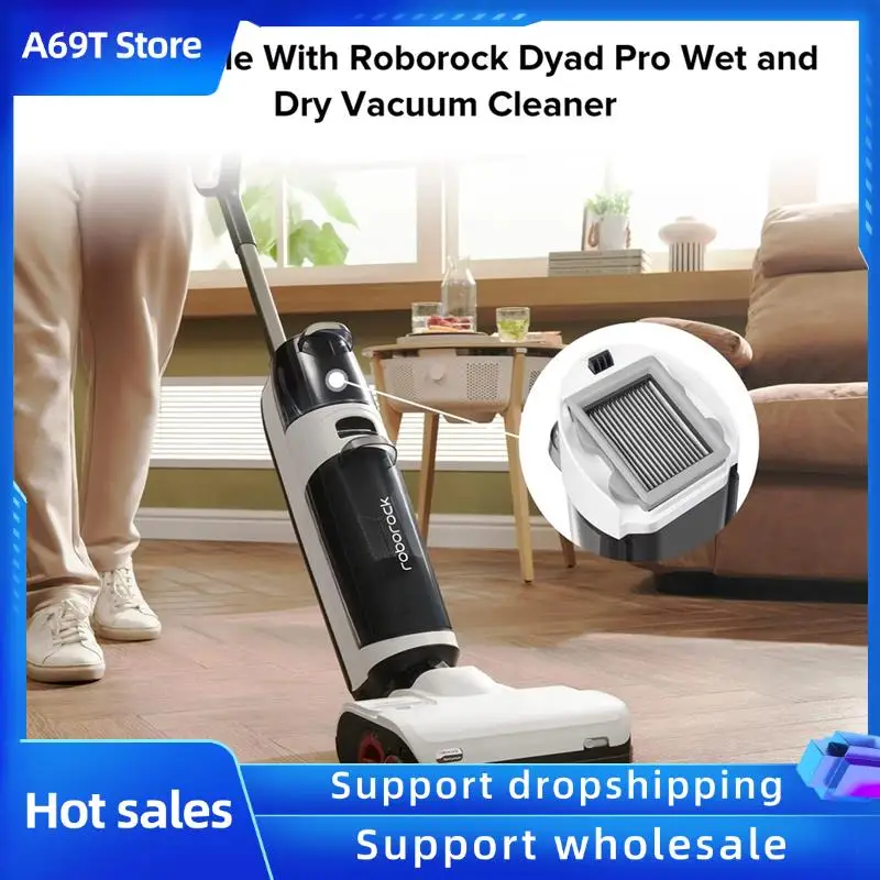 

A69T Совместимость с Roborock Dyad Pro / Dyad Pro Combo / WD2H1A / A10 Ultra Hepa Filter Аксессуар HEPA-фильтр для пылесоса Fil