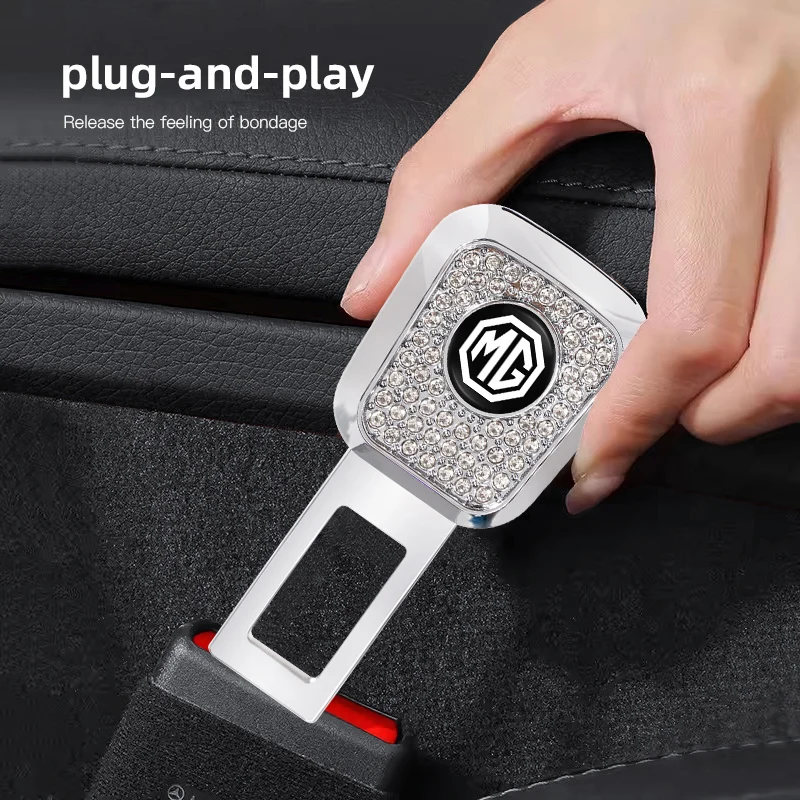 Car Seat Belt Clip Extender Safety Seatbelt Lock Buckle Plug Car Accessories For MG Rx5 HS ZST MG3 MG5 MG6 MG7 GT GS ZX EZS EHS