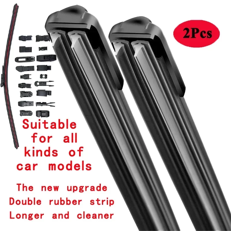 

2x for BYD Atto 3 Yuan Plus 2021 2022 Car Boneless Frameless Wiper Blades Rubber Cutter Windshield Windows Replacement Cleaning