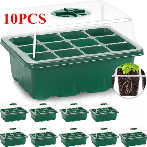 10-Pack Mini Propagator Seed Trays