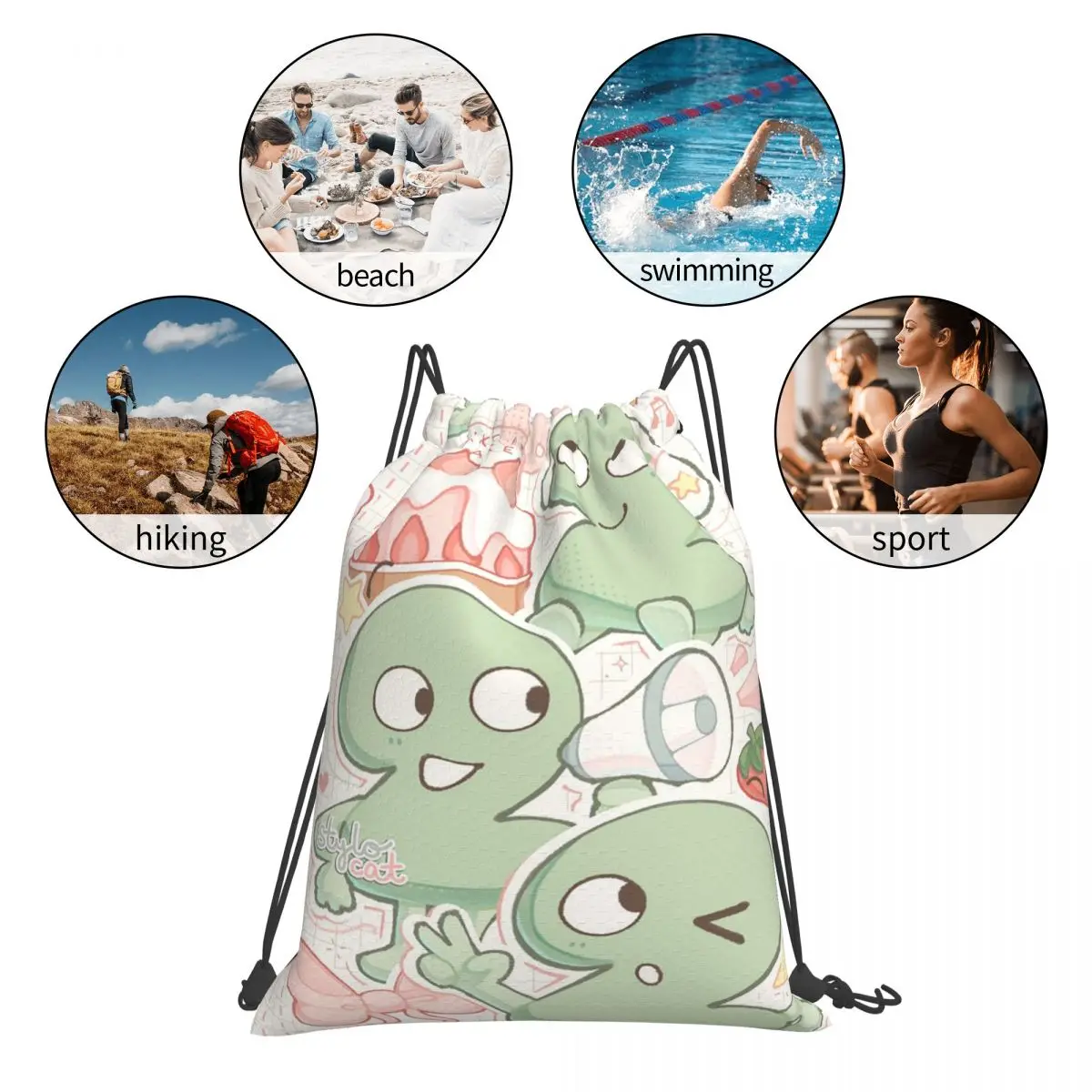 اثنين من حقائب الظهر Tpot BFDI الأزياء الرباط حزمة جيب حقيبة رياضية حقائب الكتب للمدرسة رجل امرأة