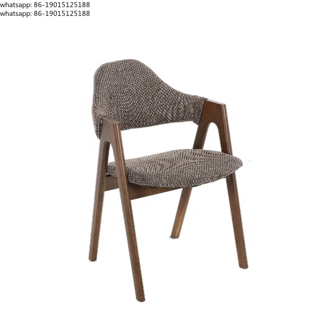 New hotel wooden carved chair antique wood bar chair