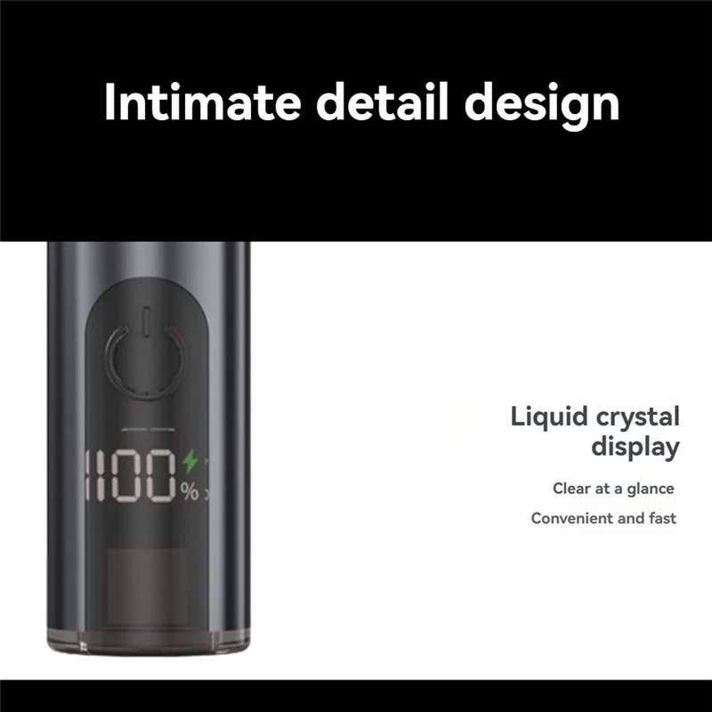 

SANQ Электрический триммер для волос в носу Электрическая машинка для стрижки волос в носу Автоматический моющийся триммер Эффективный и безопасный, компактный дизайн для Tra