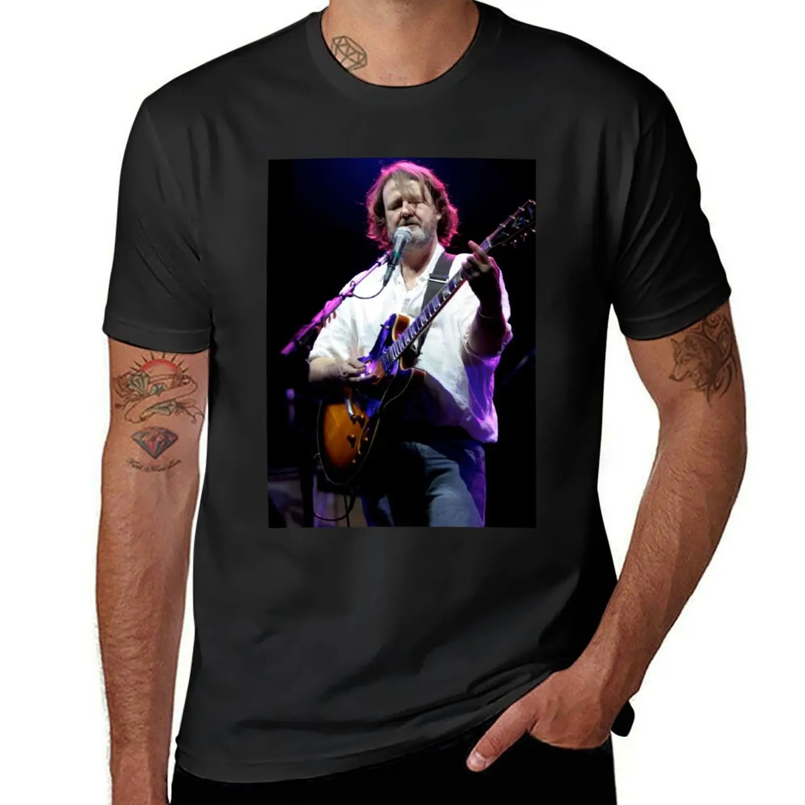 

John Bell - Widespread Panic - Photograph T-Shirt Short sleeve tee sports fans customizeds blacks men t shirt