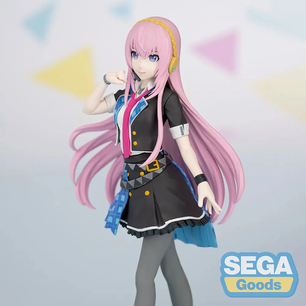 

14.5CM SEGA Hatsune Miku Megurine Luka Standing Posture Desktop Landscape Model Birthday Gift