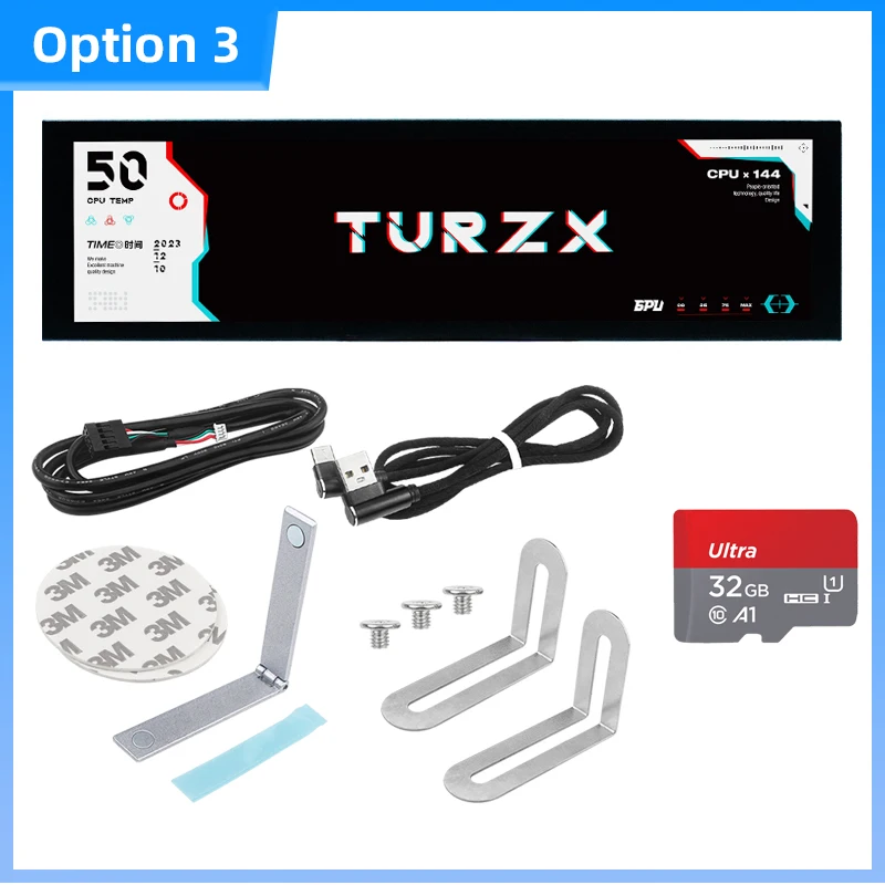 TURZX 8.8インチUSBセカンダリースクリーンIPSデスクトップ拡張
