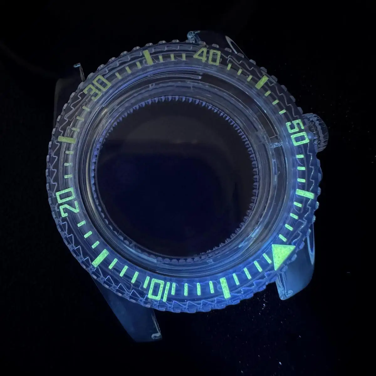 

Прозрачный ремешок для корпуса механизма 8215, непластиковый материал