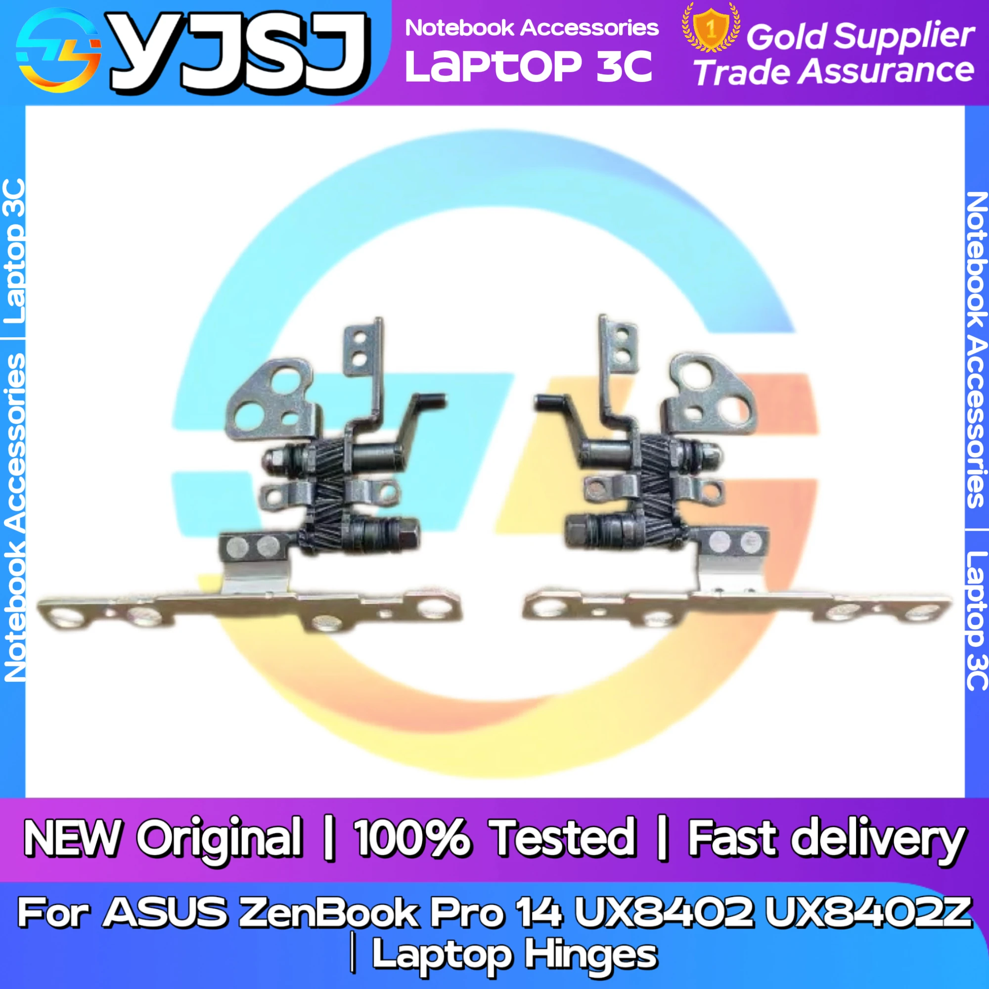 

Новые оригинальные петли для ноутбука ASUS ZenBook Pro 14 UX8402 UX8402Z, петли для ЖК-экрана, ось ЖК-дисплея