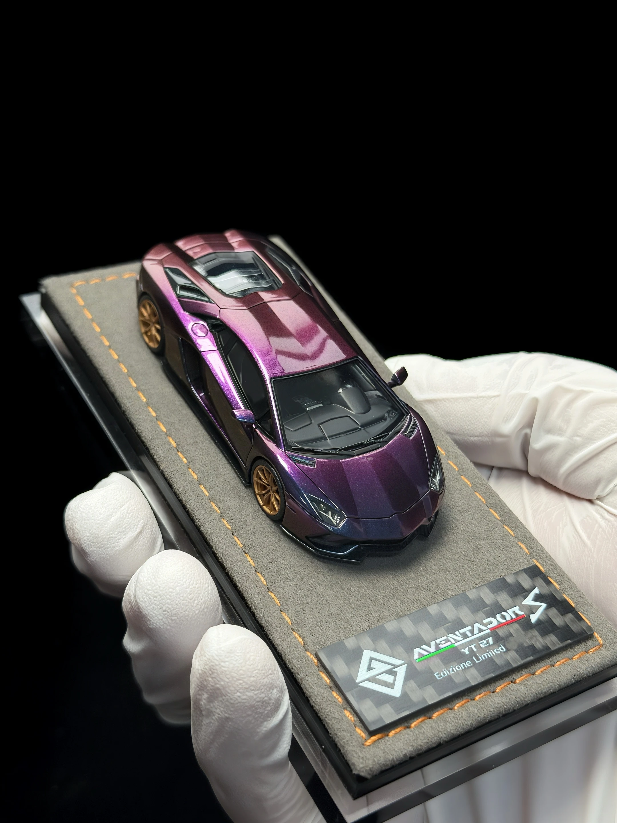 GW God Wealth 1:64 Aventador lp740 Chameleon Diecast Model Car Resin Edycja limitowana