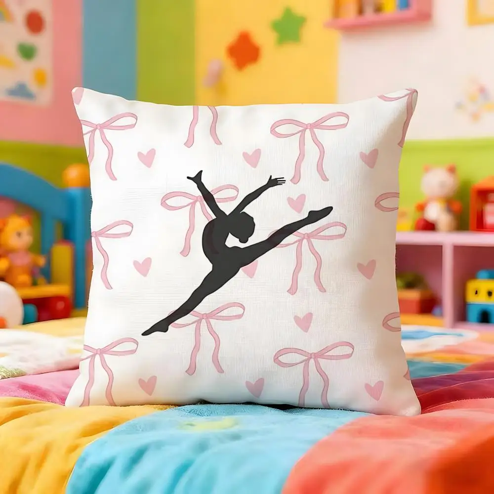 dance steps Cushion Cover Premium Soft Pillowcase Skin-Friendly Breathable Multi-Purpose for Home Office Travel