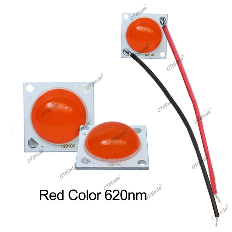Circle LED COB 50W DC30V 36V1500mA Chip Silicone Lens Mold top 22mm*28mm Cold White Warm White Red Color For Flood Light Outdoor