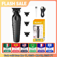 Kemei 2299 Professional Electric Barber Hair Trimmer For Men Beard Hair Clipper Cordless hair cutting machine rechargeable,0mm