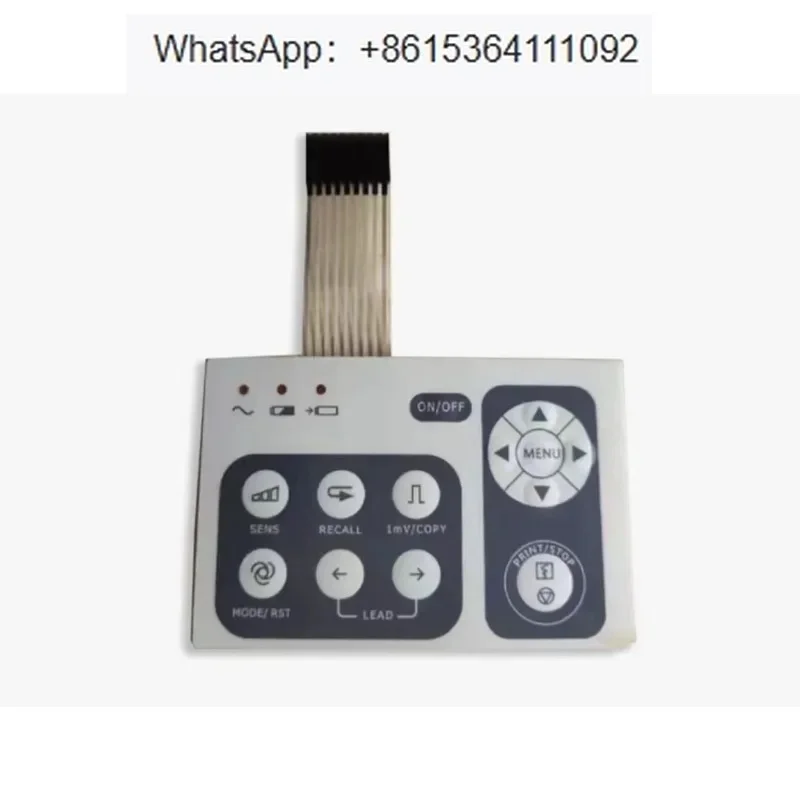 Edan-Panel de botones de membrana para teclado, SE-300B 3B, 100, 3, 1, SE300B, SE30B, ECG, SE100, SE3, SE1, Inglés