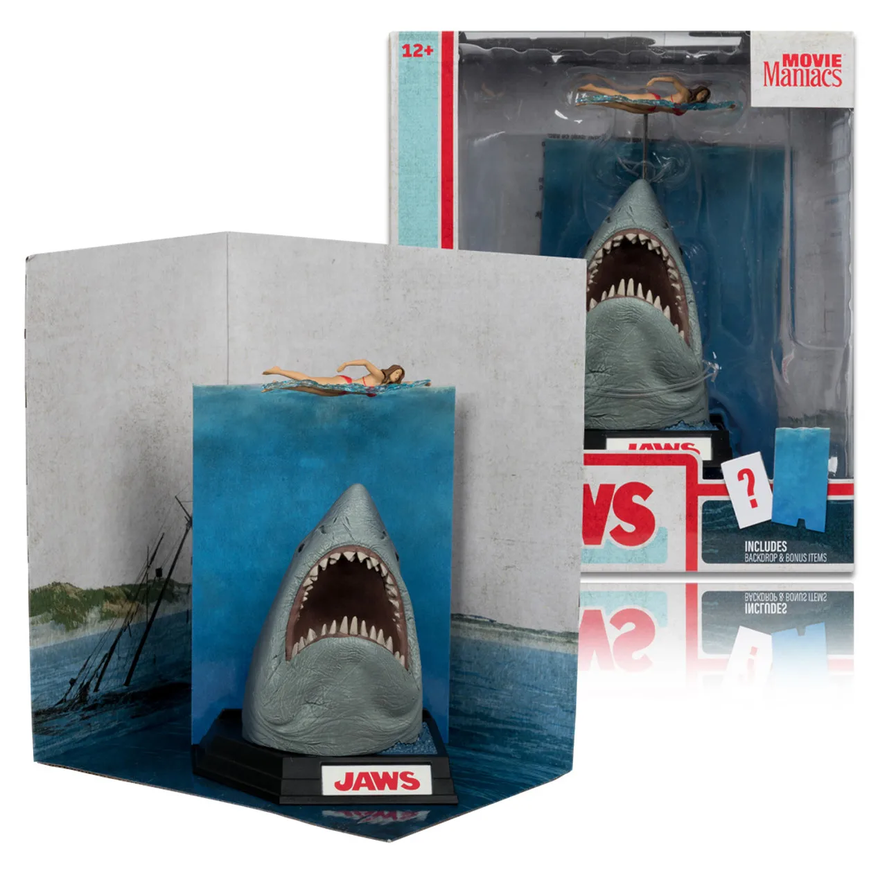 McFarlane Toys Jaws: 50th Anniversary (Maniacs Movie: Jaws) Фигурка размером 6 дюймов McFarlane Toys Jaws: 50th Anniversary (Maniacs Movie: Jaws) Фигурка размером 6 дюймов