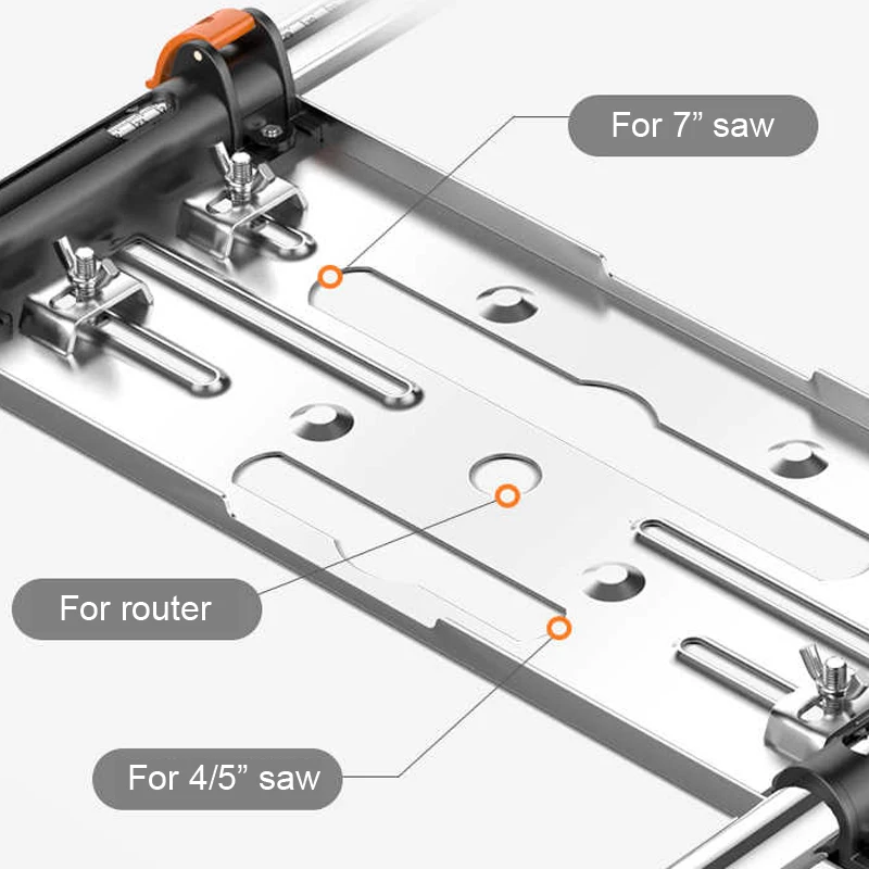 4/5/7 zoll Für Strom Kreissäge Trimmer Maschine Rand Guide Positionierung Schneiden bord werkzeug Router Kreis Fräsen Nut