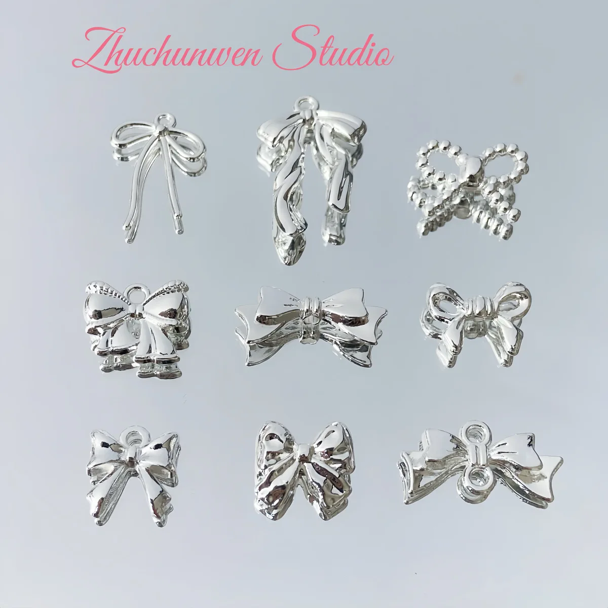 50 قطعة/الوحدة مزيج سبائك القوس فضفاض الخرز DIY بها بنفسك المواد اليدوية سوار إكسسوارات عقد مجوهرات #2