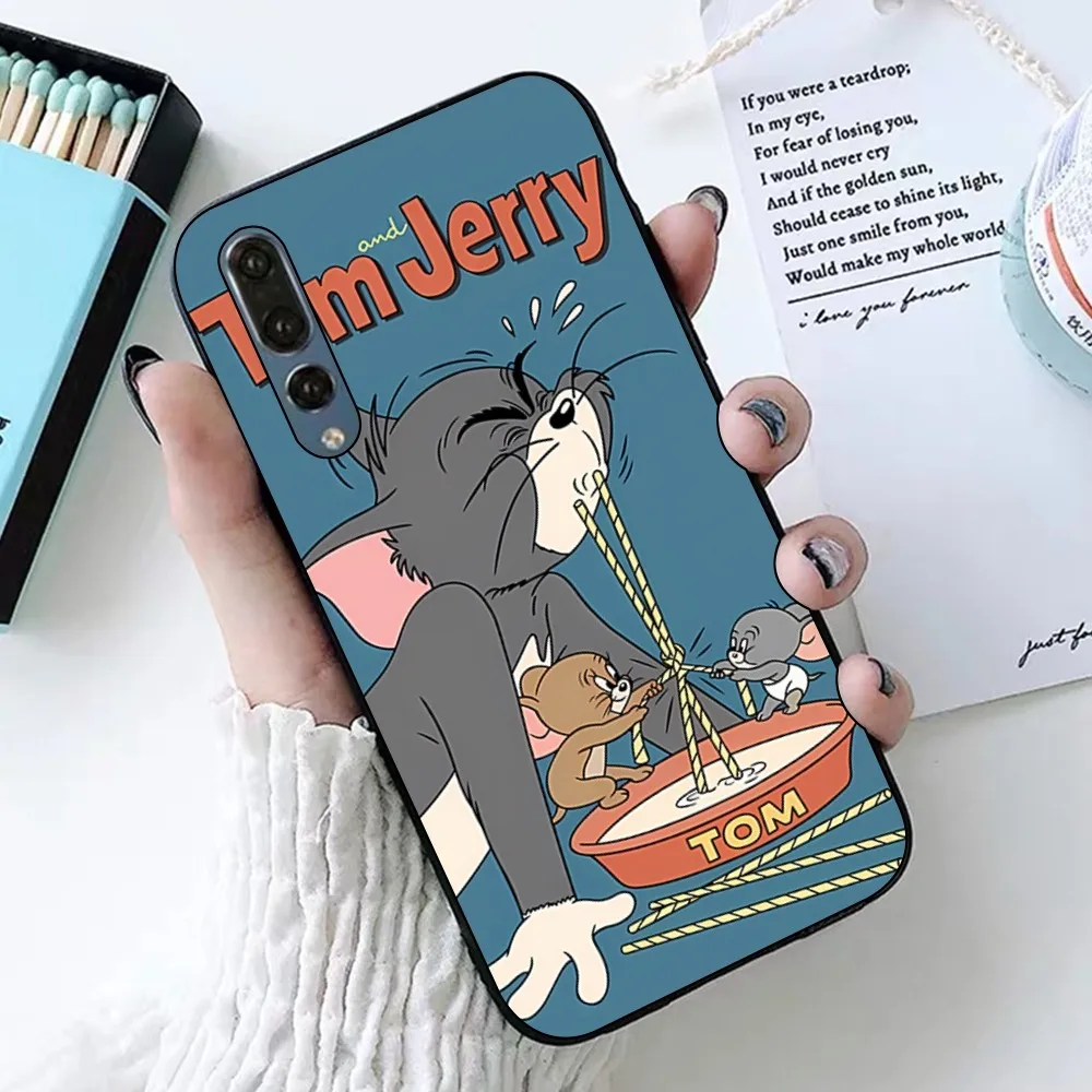 T-Tom And J-Jerry Phone Case For Huawei P 8 9 10 20 30 40 50 Pro Lite Psmart Honor 10 Lite 70 Mate 20lite