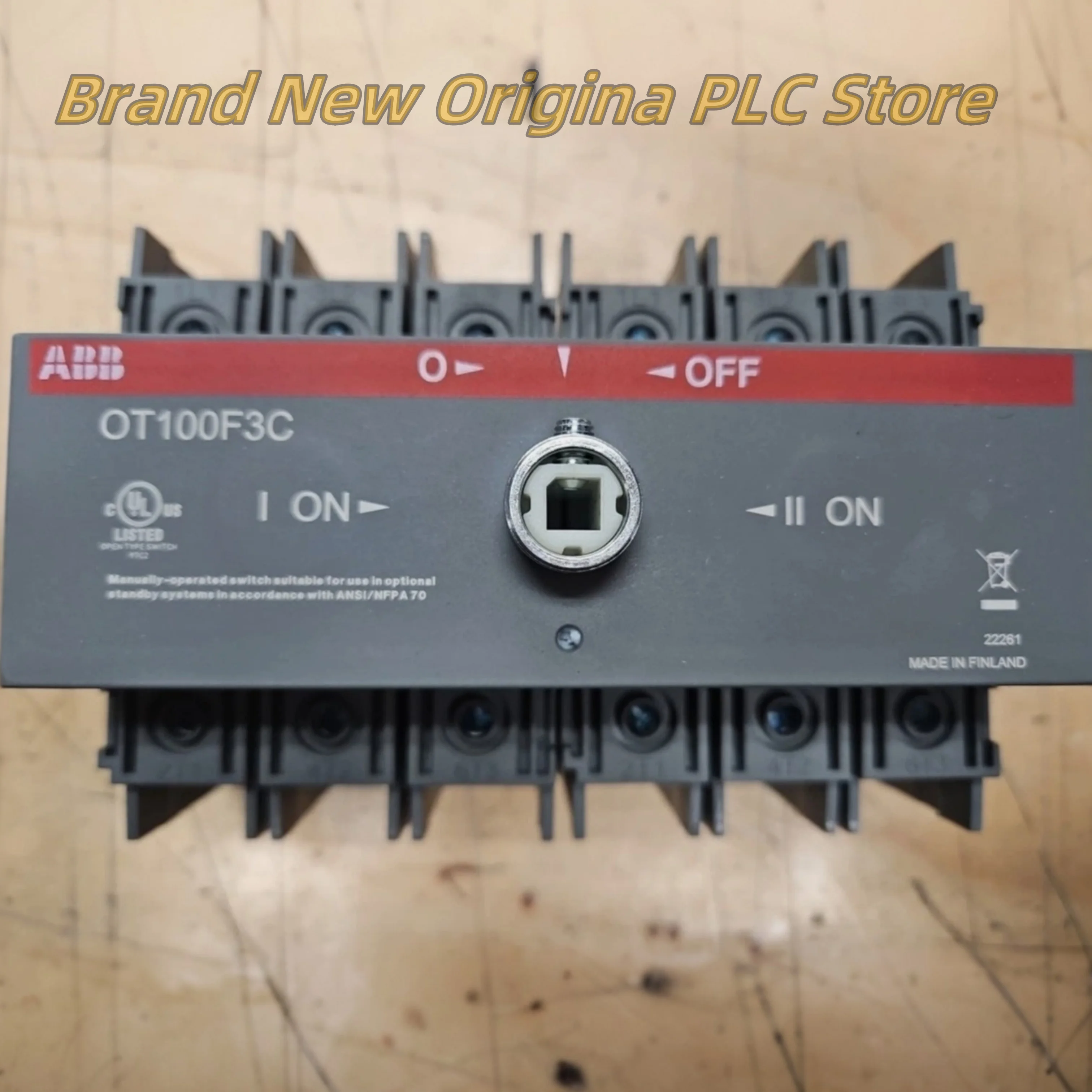 Marca OT100F3C OT125F3C novo Manual interruptor de alimentação dupla seccionador