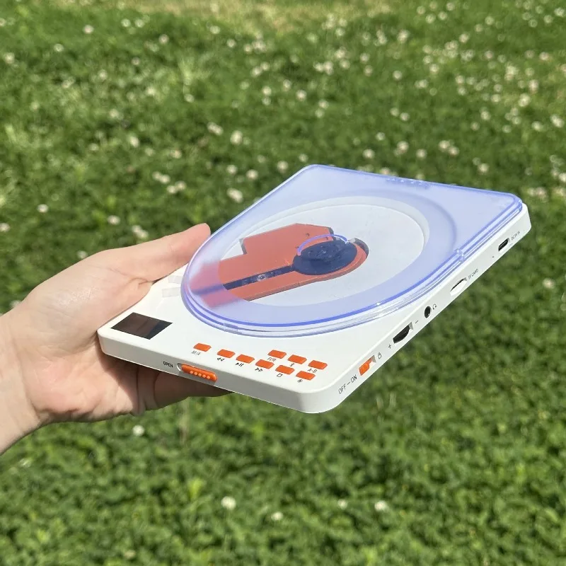 

Портативный CD-плеер Walkman, музыкальный проигрыватель дисков с функцией MP3 и функцией повторения для изучения языков