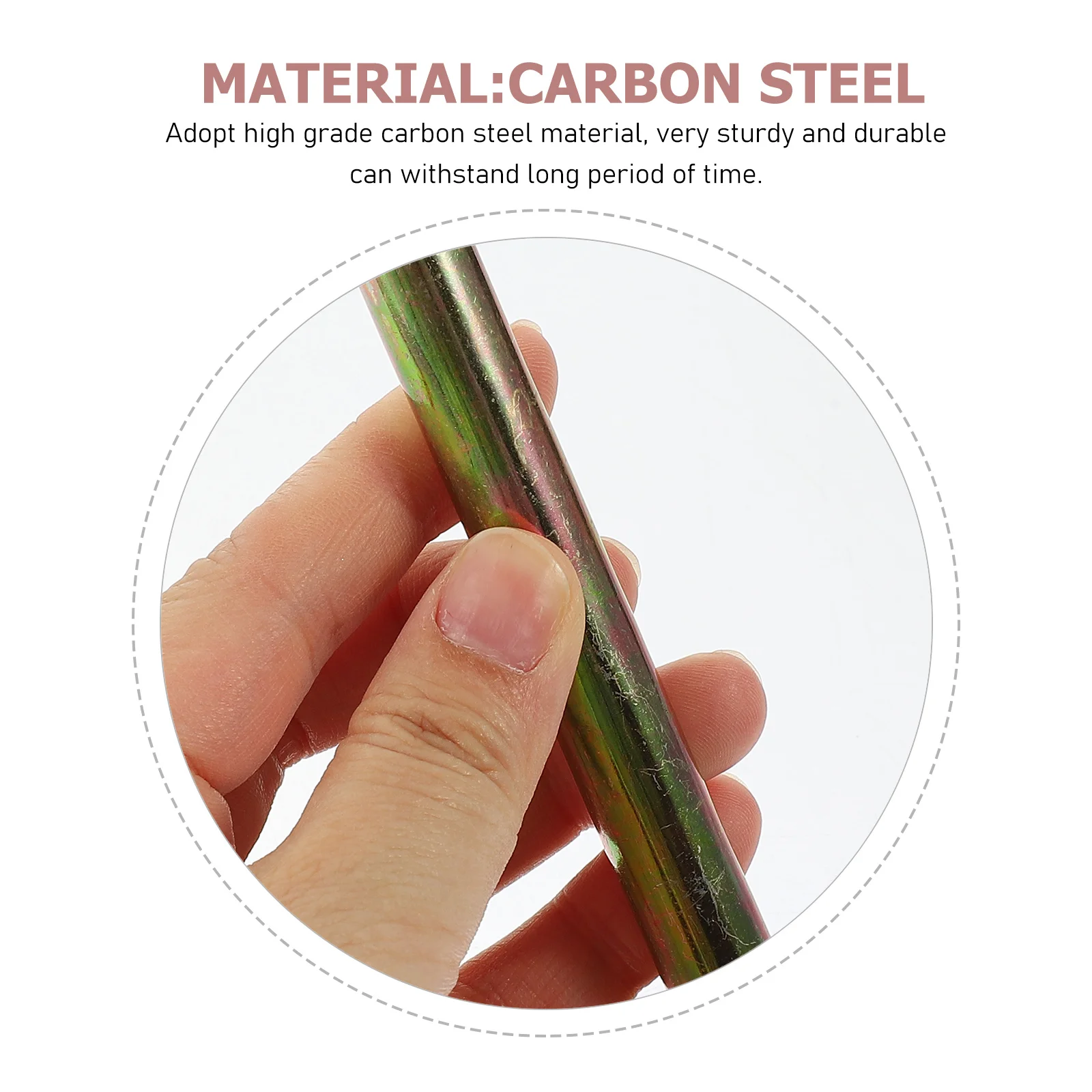 

4Pcs M12x150 Knurled Expansion Anchors for Concrete Easy Installation with Nuts Washers Concrete Anchors M10 Anchor Bolts