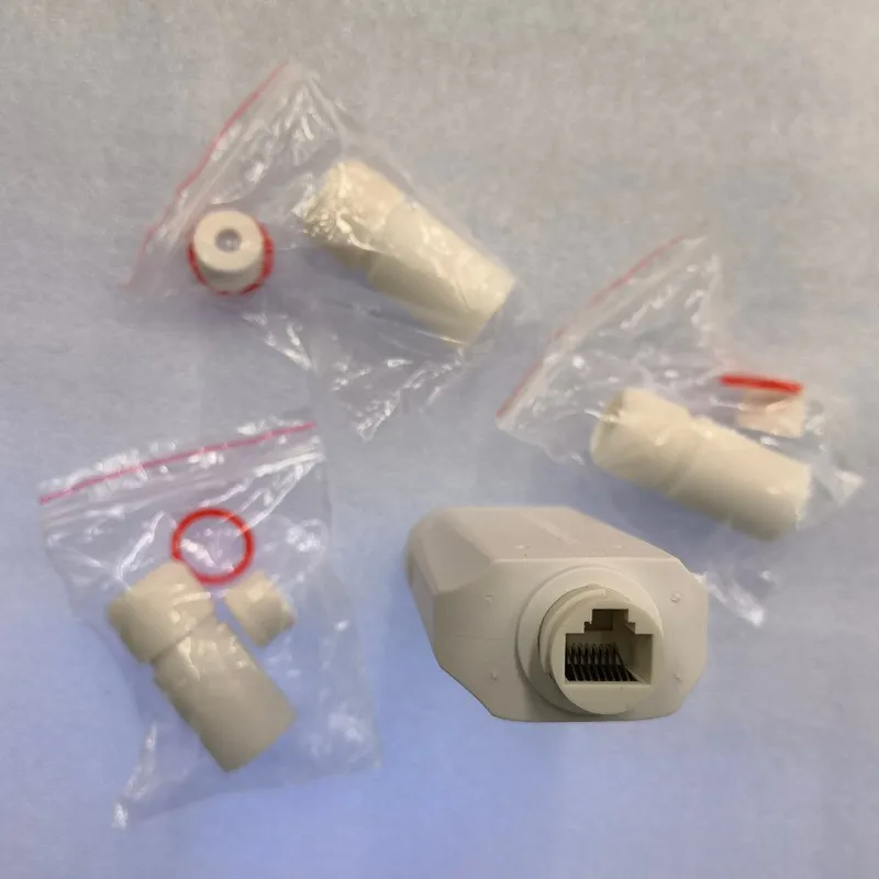 Extensor repetidor poe padrão elegante, extensor de extensão de vídeo de sinal de interruptor poe, extensor poe de 1 a 2, design padrão