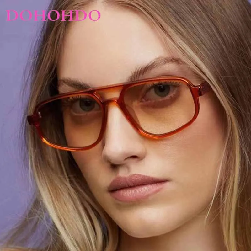 

Retro Square Frame Pilot Sunglasses Women Men Retro Trendy Brand Design Outdoor Traveling Driving Shades Eyewear Male UV400 Очки