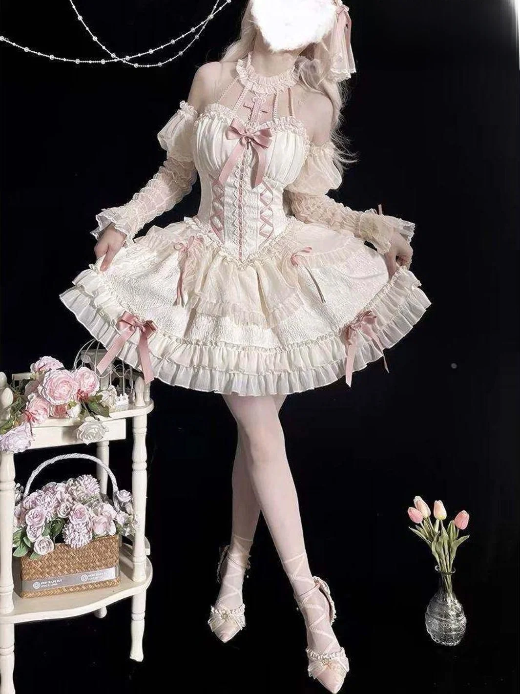 robe-de-mariee-gothique-lolita-de-style-sombre-jupe-en-forme-de-bouton-de-fleur-jupe-de-ballet-manches-longues-decontractee-taille-standard-pour-femmes
