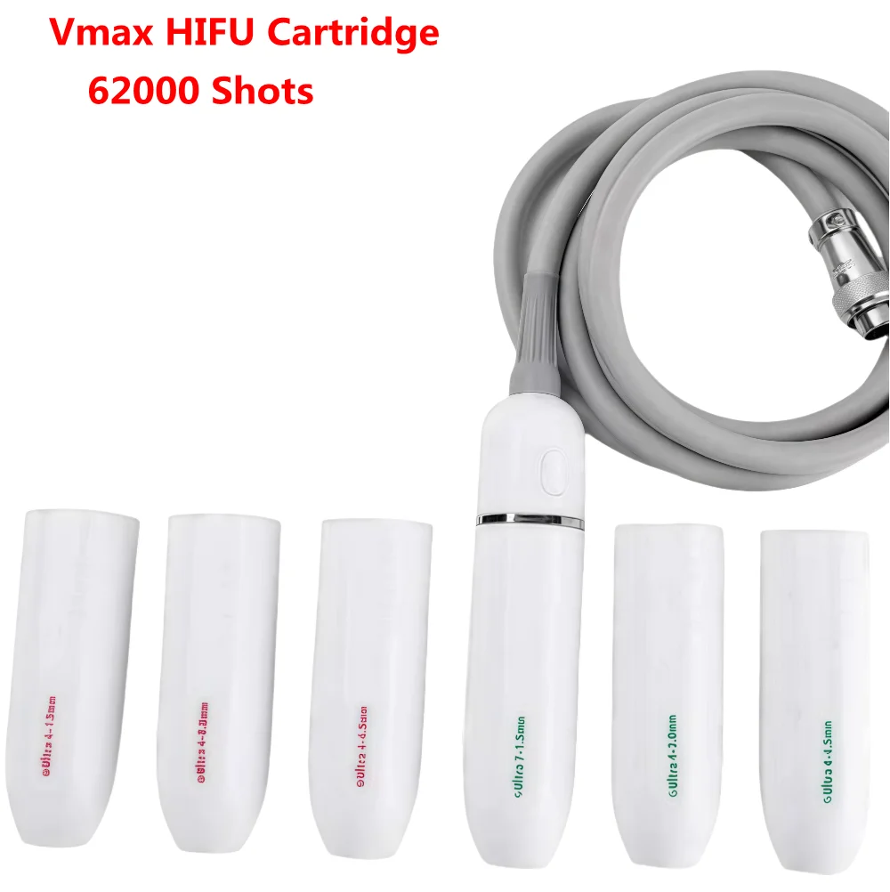 62000 Shots Vmax HIFU Cartridge Replacement Consumables Face Lifting Skin Tightening For Vmax HIFU Machine