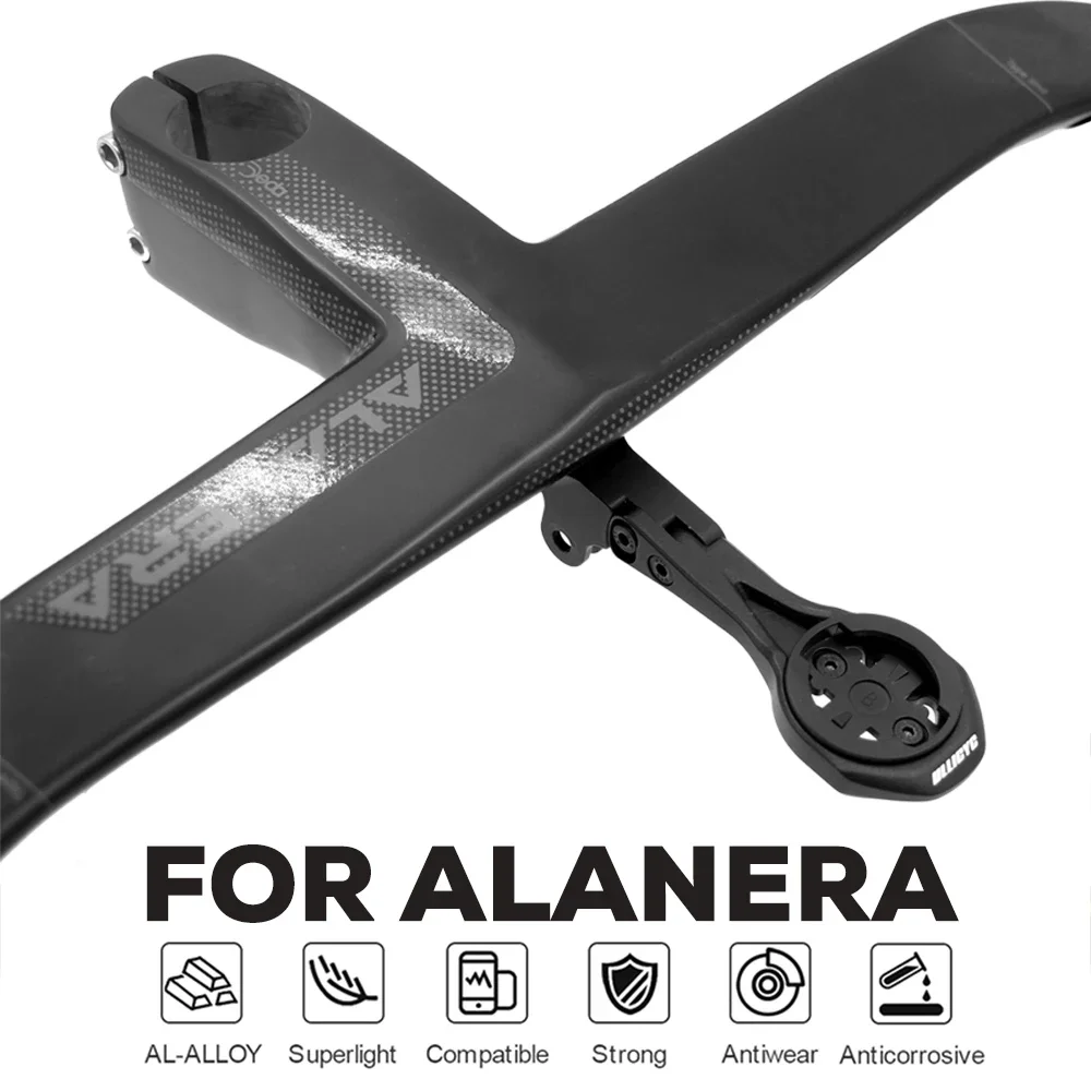 Computer Mount  Deda ALANERA / ALANERA DCR Integrated Handlebar Compatible with GPS/Garmin/Bryton/Wahoo/CATEYE Aluminum