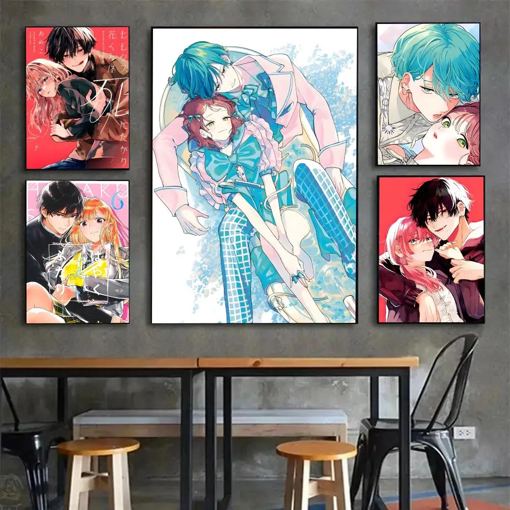 Manga Anime A Condition Called Love Poster Painting Wall Art Mural for Living Room Home Decor and Gifts