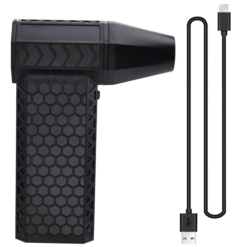 

A76K Portable 52M/S Jet Wind Speed 130000RPM Turbo Fan 3 Speed Adjustable BBQ Powerful Air Blower Keyboard Cleaning