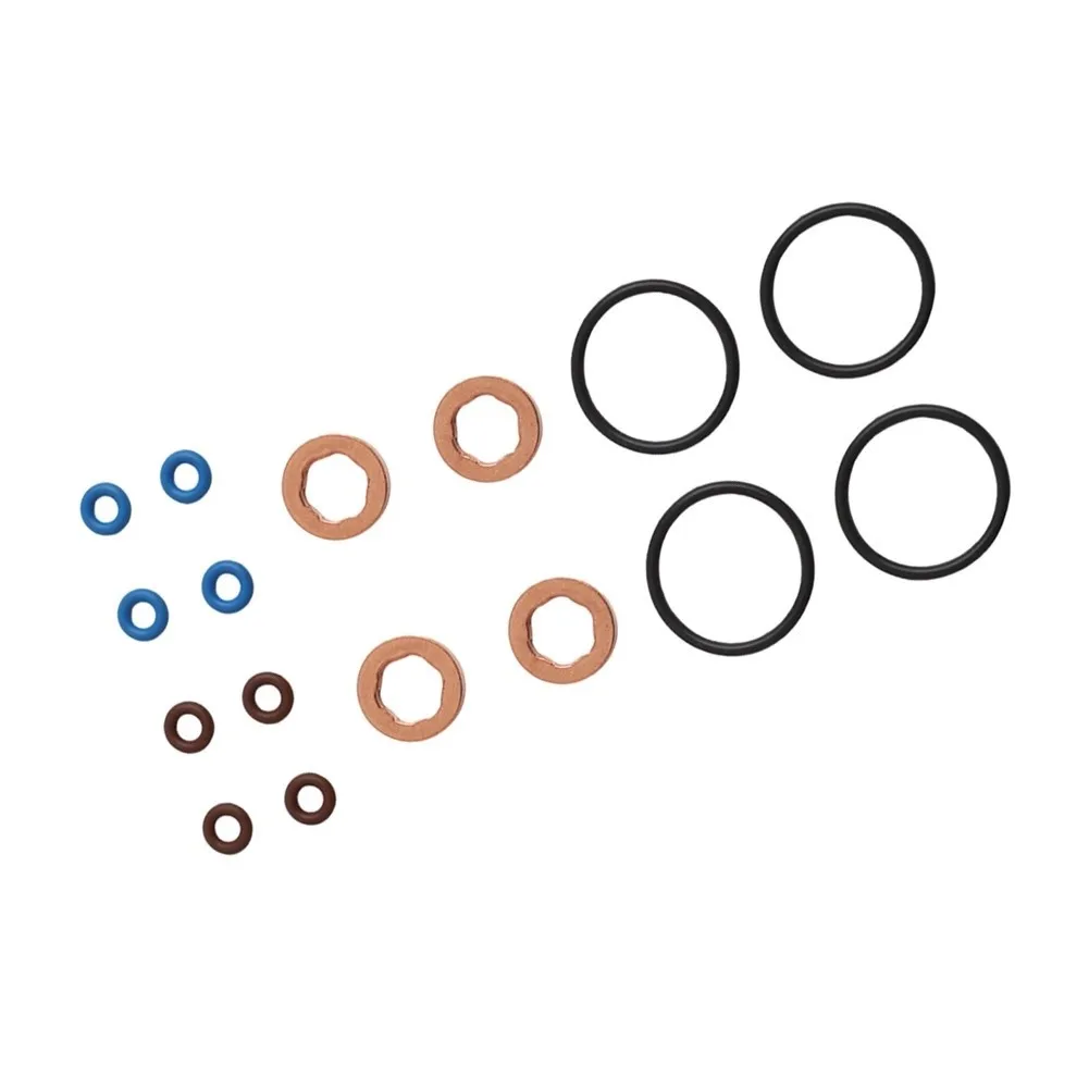 16pcs Fuel Injector Seal Set 883.670 03L130277B For Beetle For Cabriolet For Jetta For Golf For Passat For Polo For Skoda - view 4