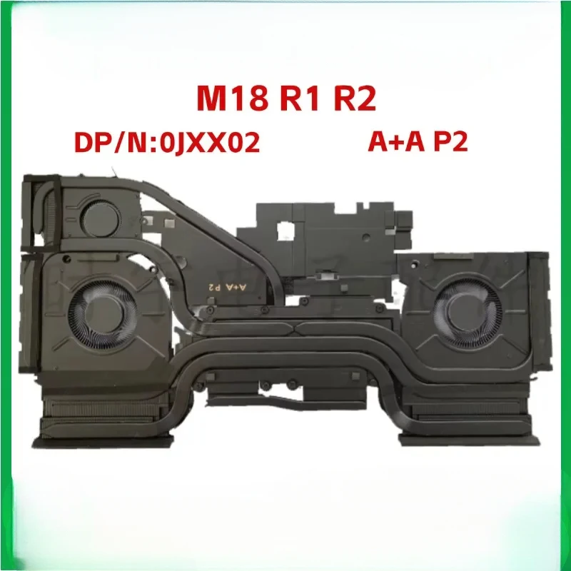 Ventilador de Refrigeración para CPU Dell Alienware M18 R1 R2, Disipador de Calor AMD+AMD P2, A+A P2 CN 0JXX02 JXX02
